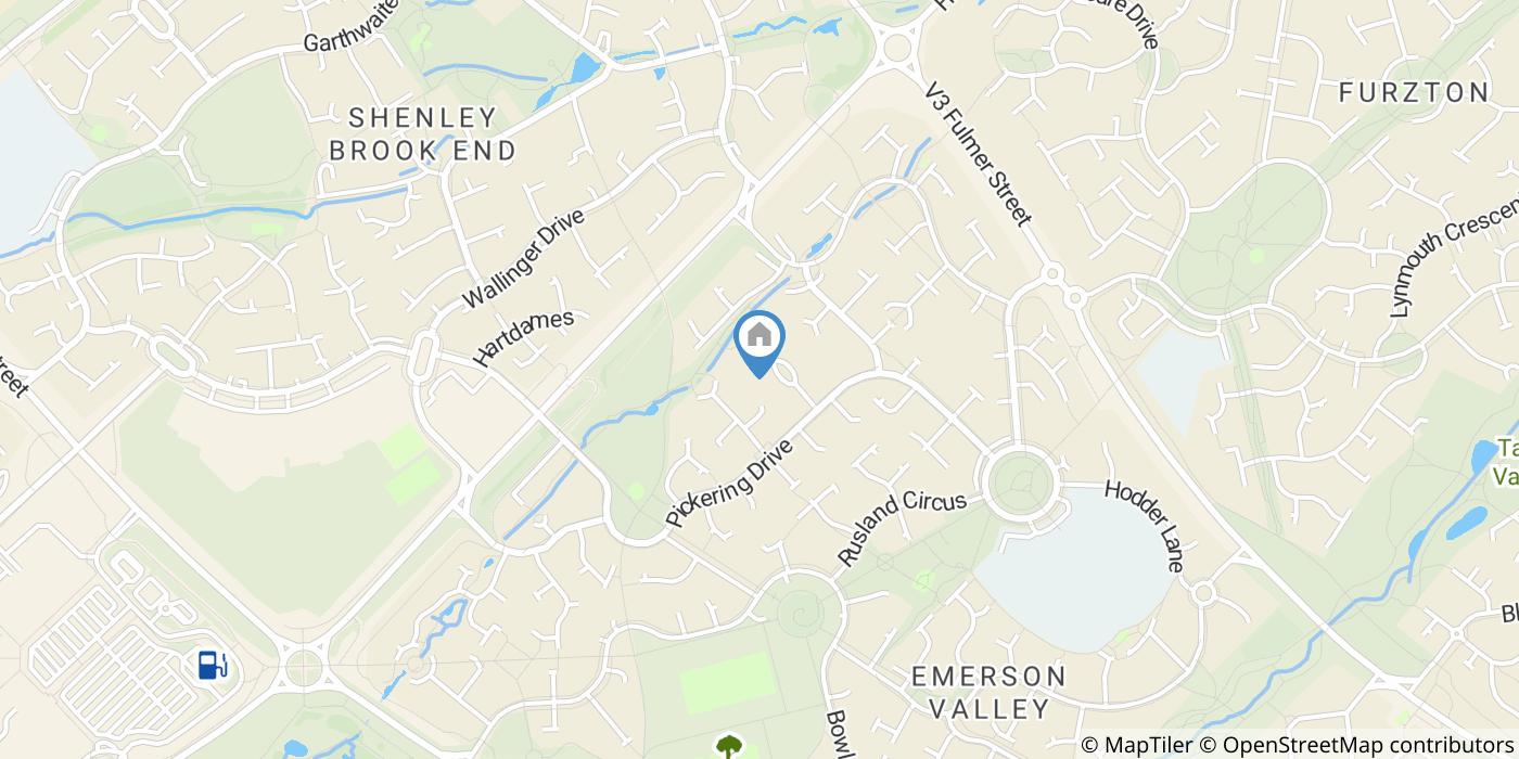 1 Bed Semi-Detached House, Newbridge Oval, MK4