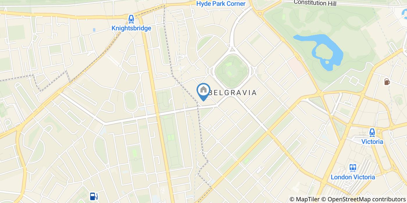 Studio Flat, Chesham Place, SW1X