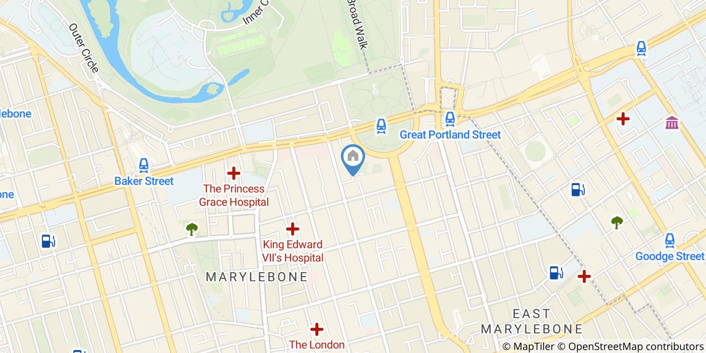 1 Bed Flat, Hallam Street, W1W