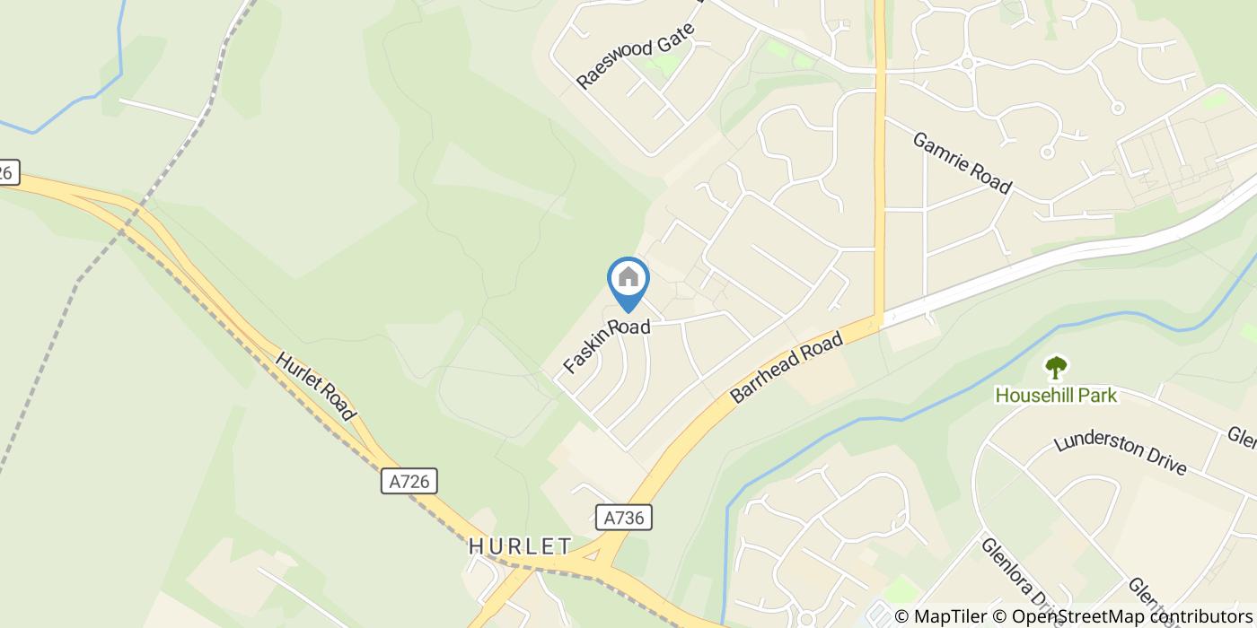 2 Bed Flat, Faskin Road, G53