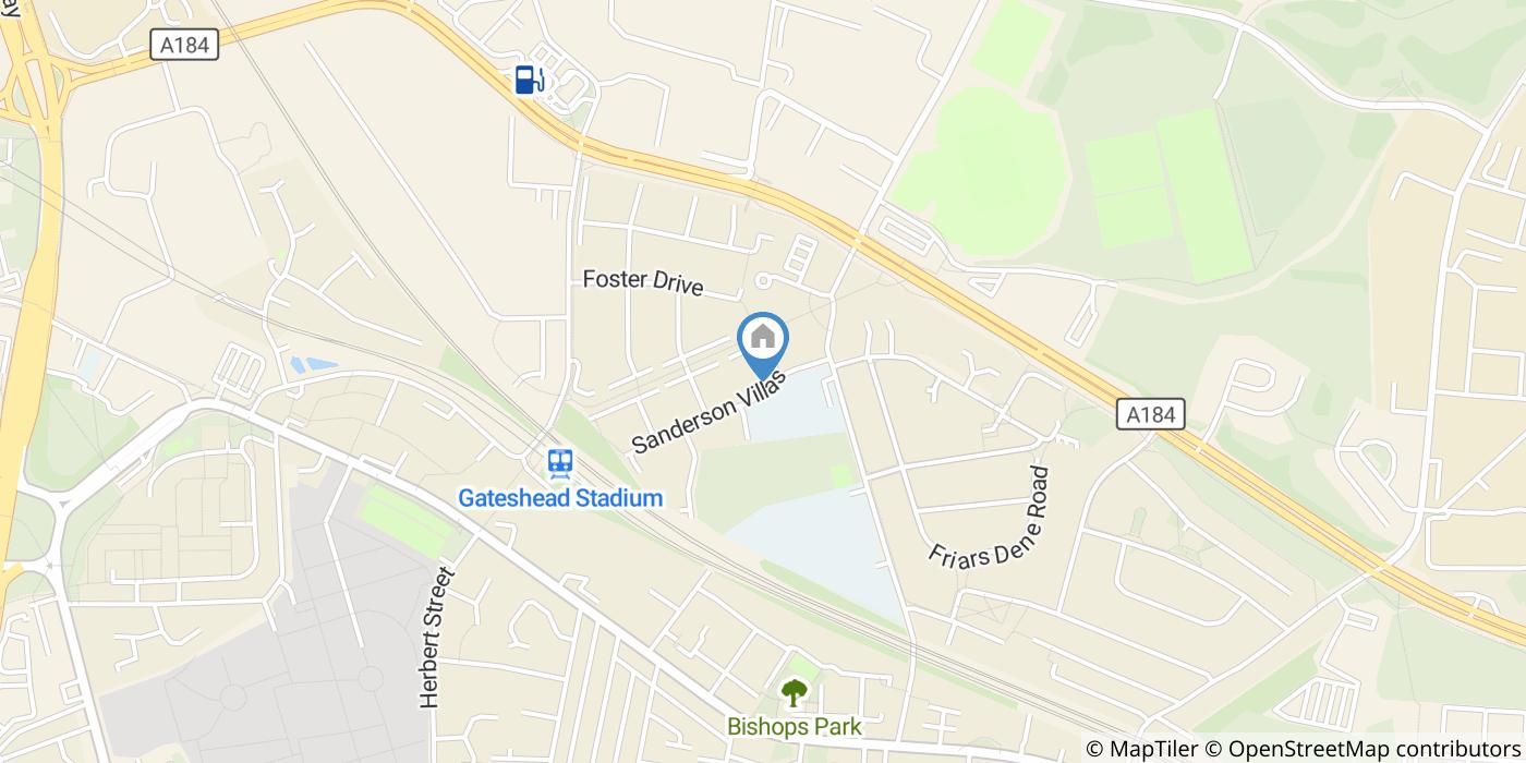 2 Bed Flat, Sanderson Villas, NE8