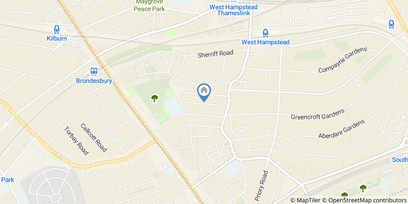 1 Bed Flat, Cotleigh Road, NW6