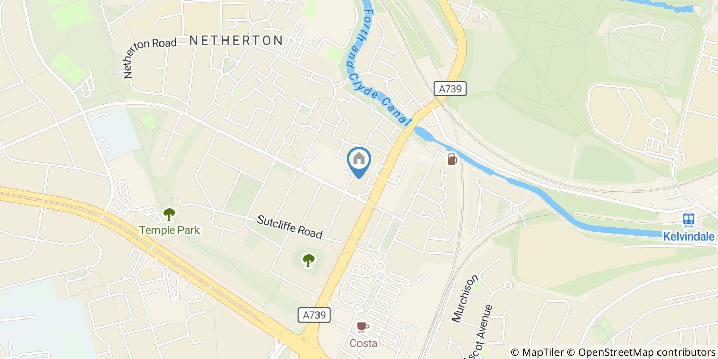 1 Bed Flat, Linden Place, G13