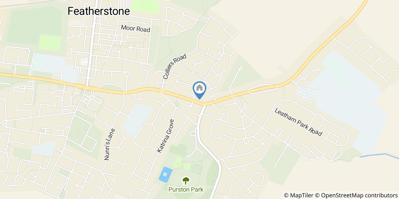 1 Bed Flat, Pontefract Road, WF7