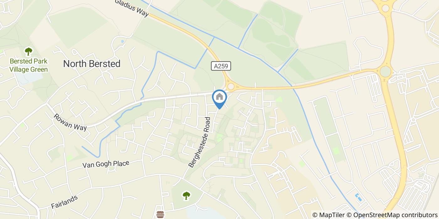 2 Bed End Terrace, Stoneage Close, PO22