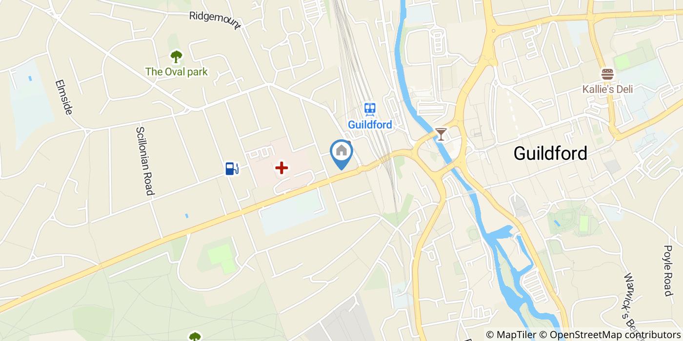 Guildford, Surrey - 1 Bed Flat, Farnham Road Guildford, GU2 - To Rent ...