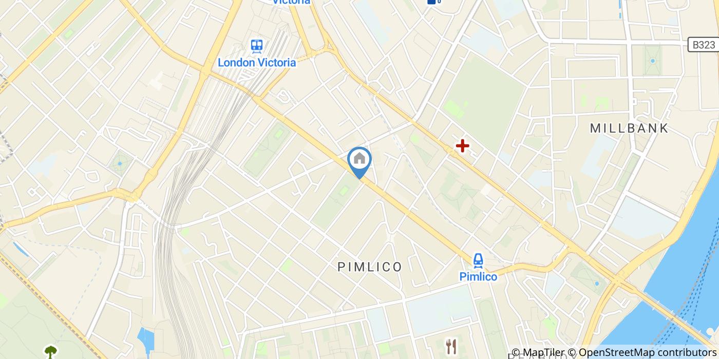 1 Bed Flat, Warwick Square, SW1V