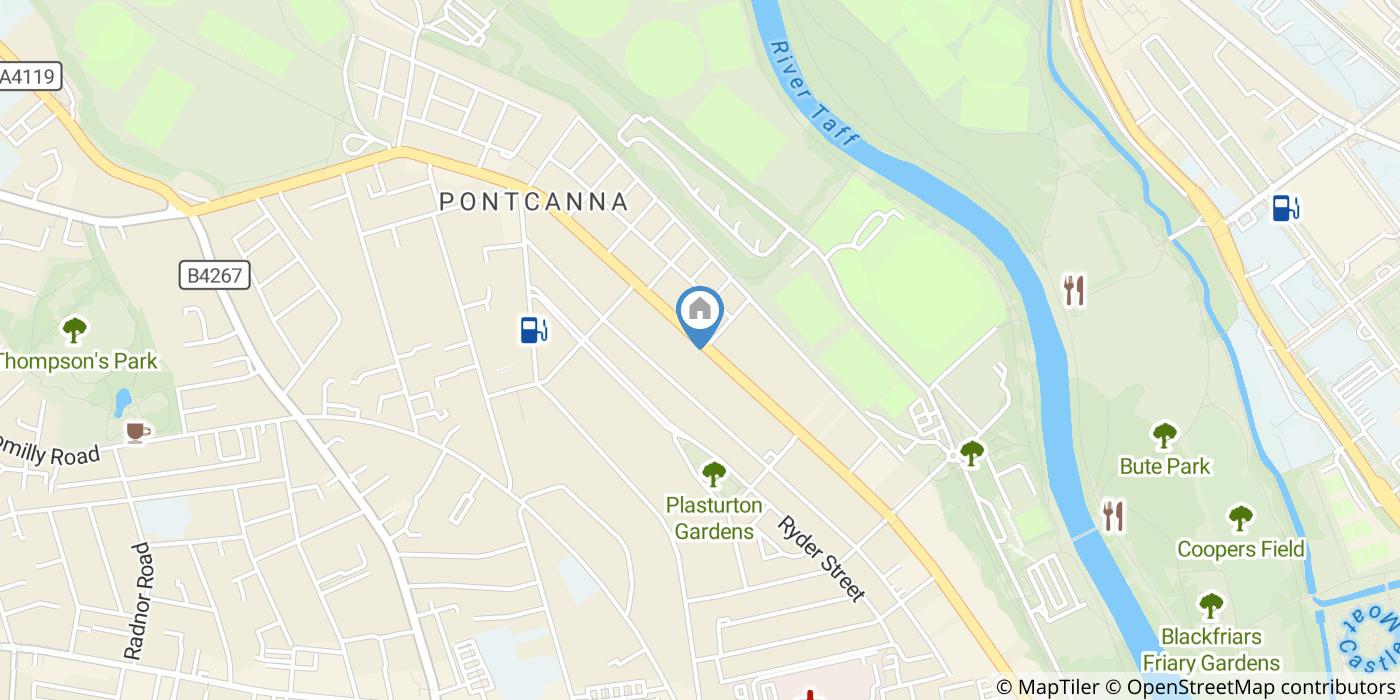 1 Bed Flat, Cathedral Road, CF11