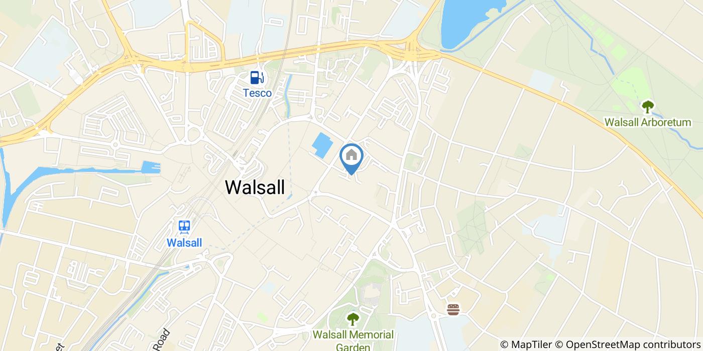 Studio Flat, Intown, WS1