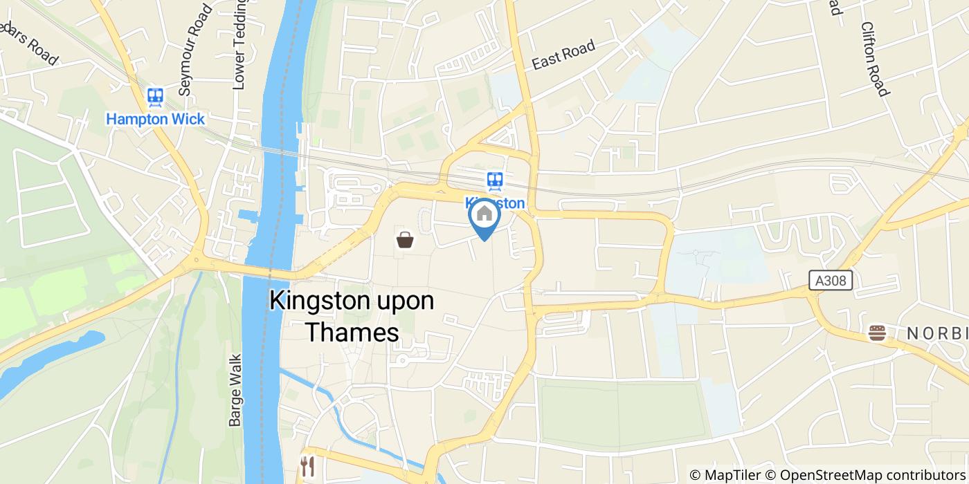 1 Bed Flat, Kenington Court, KT1