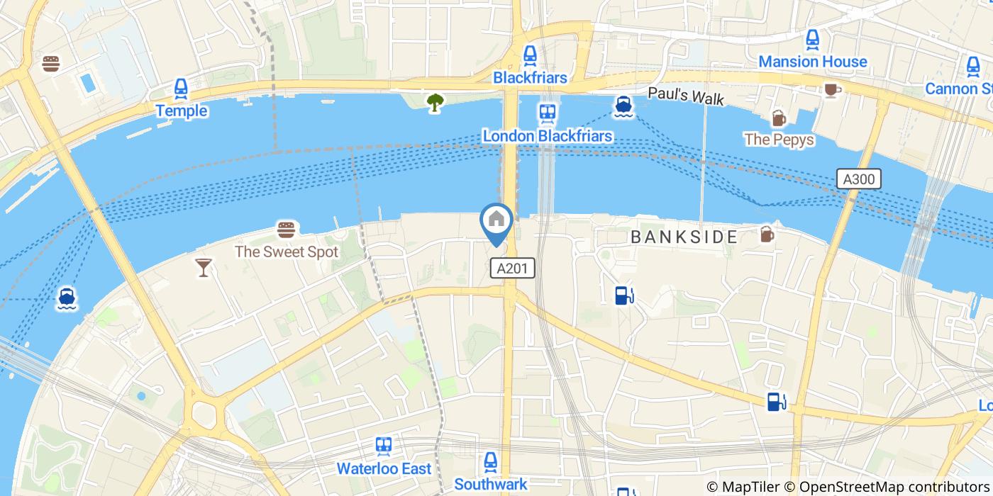 Studio Flat, One Blackfriars Road, SE1