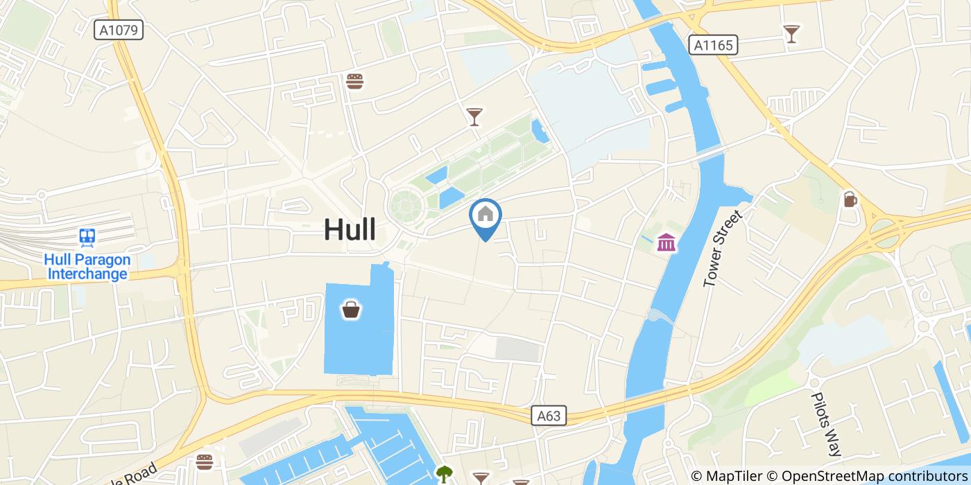 1 Bed Flat, Parliament Street, HU1