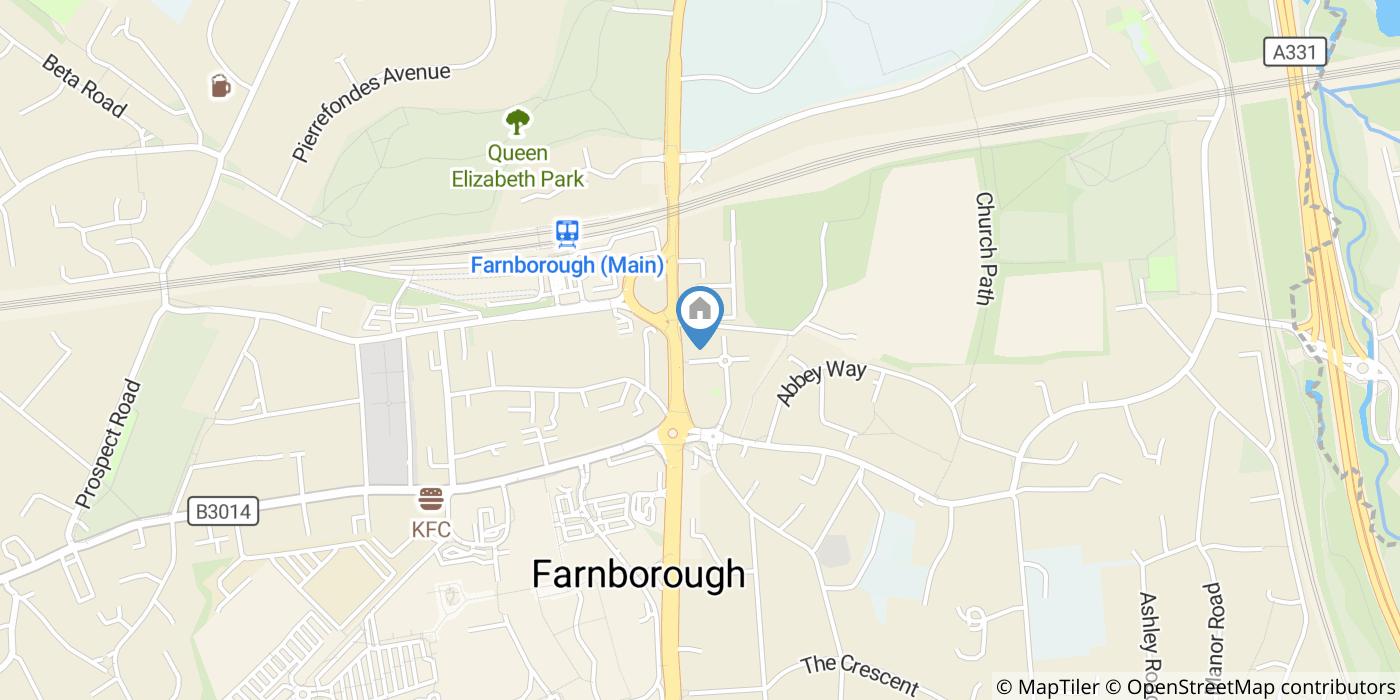 2 Bed Flat, Coombe Way, GU14