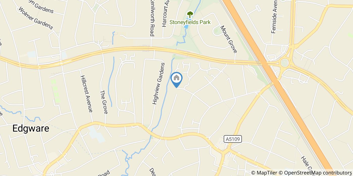 Studio Flat, Ash Close, HA8