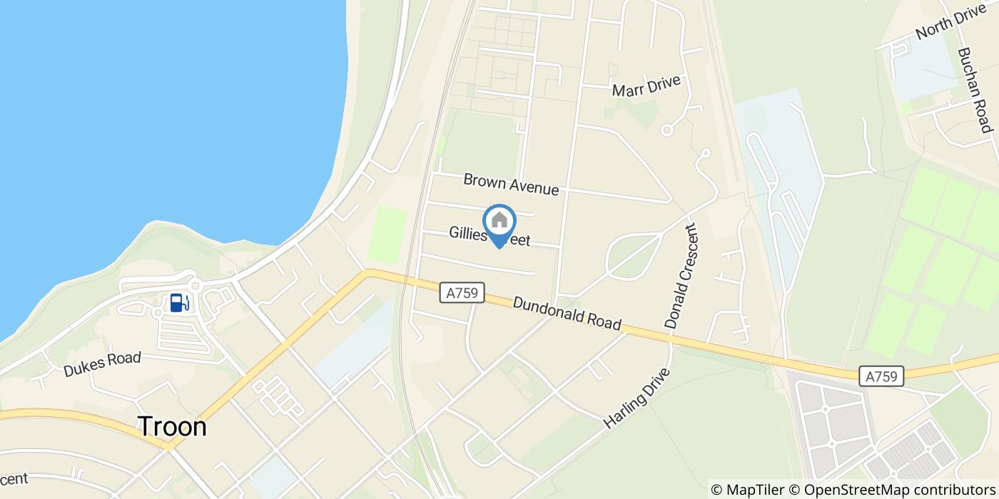 1 Bed Flat, Gillies Street, KA10