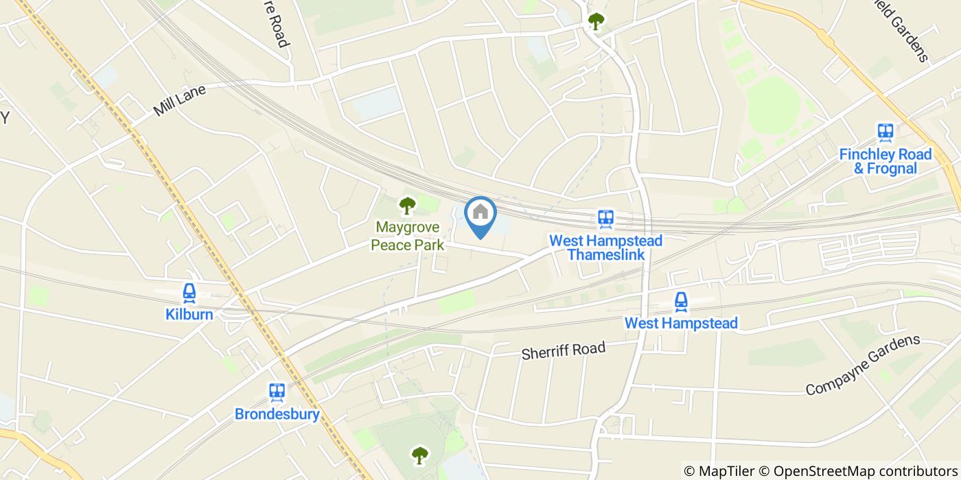 2 Bed Flat, Liddell Place, NW6