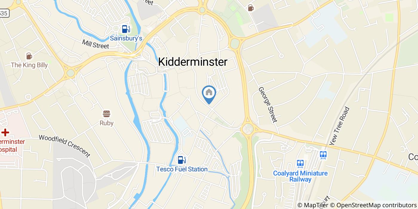 Studio Flat, Worcester Street, DY10