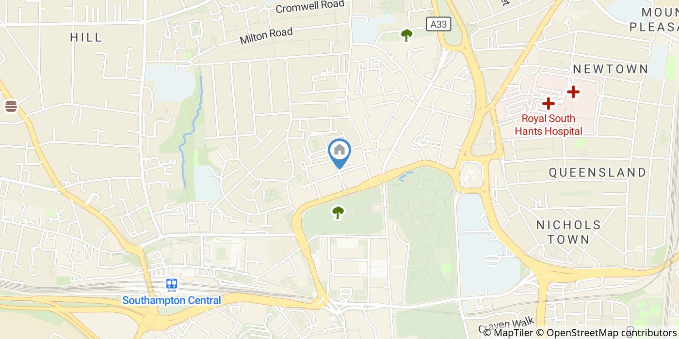 3 Bed Flat, Grosvenor Square, SO15