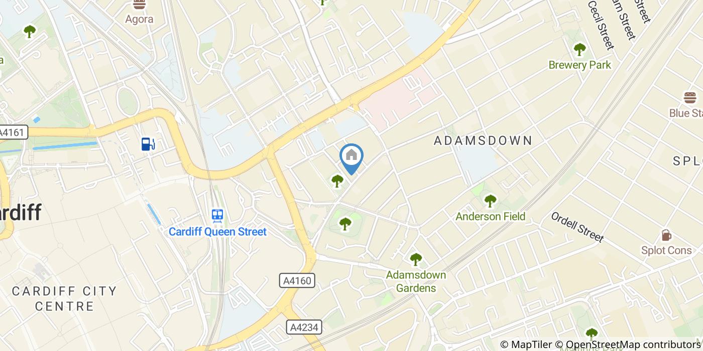 2 Bed Flat, Howard Gardens, CF24