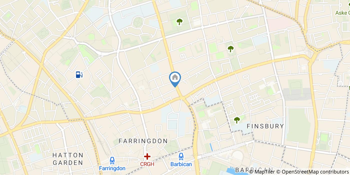Studio Flat, Berry St, EC1V