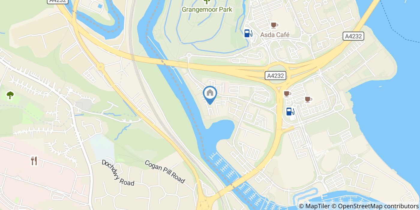 2 Bed Semi-Detached House, Grangemoor Court, CF11