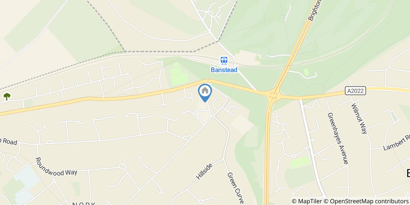 2 Bed Flat, Nork Way, SM7