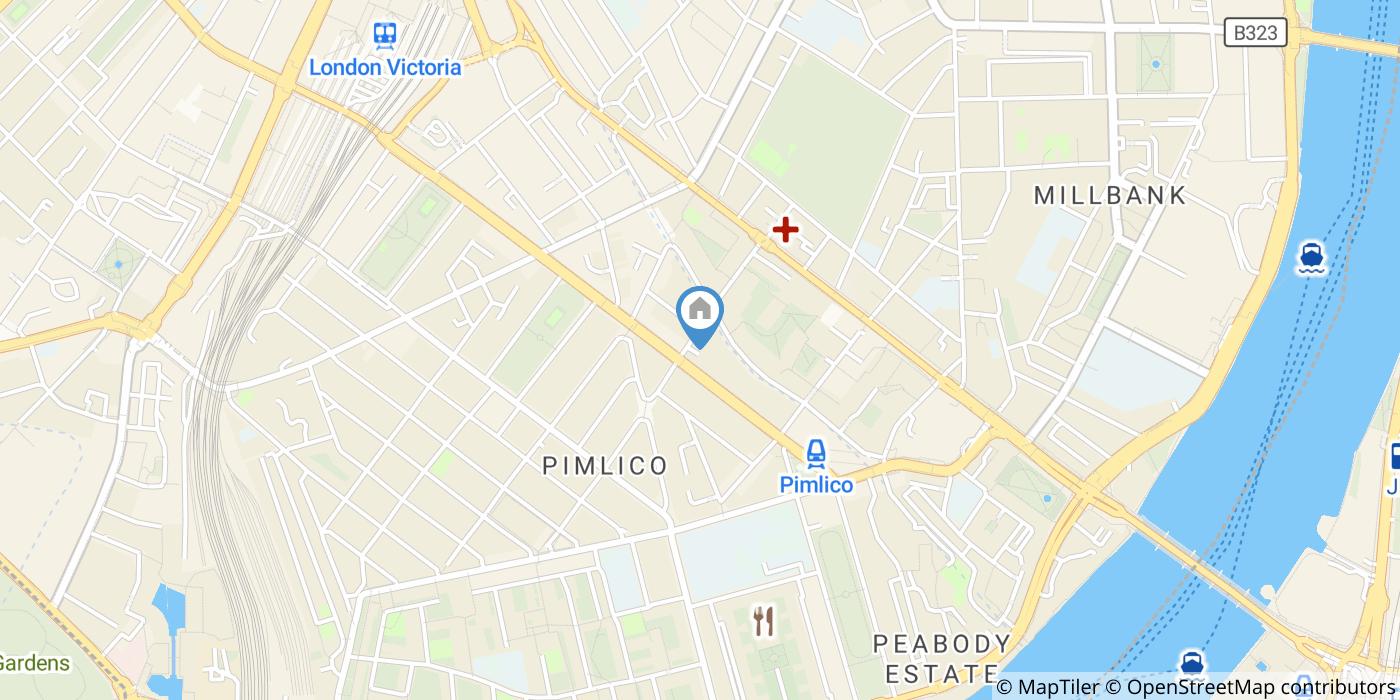 Studio Flat, Vauxhall Bridge Road, SW1V