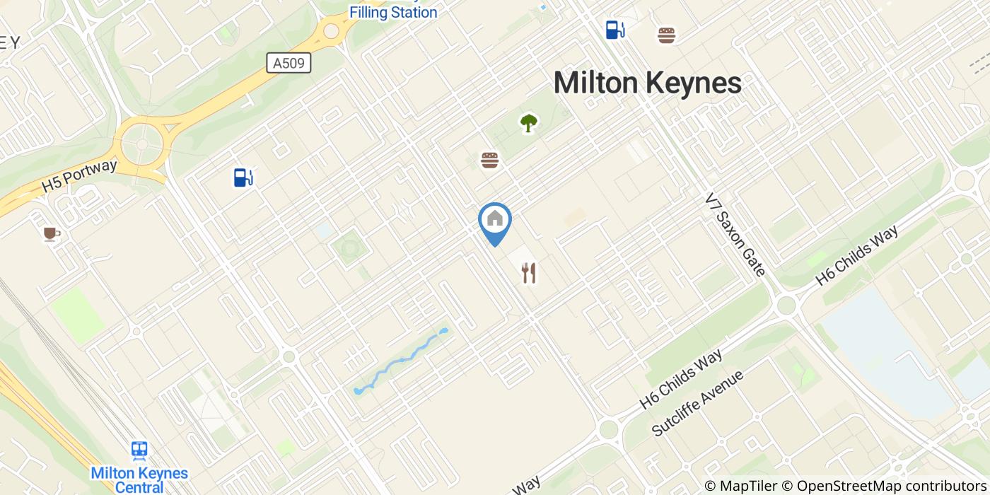 1 Bed Flat, Manhattan House, MK9