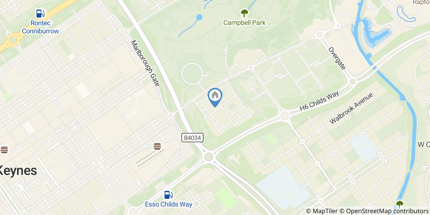 2 Bed Penthouse, Columbia Place, MK9