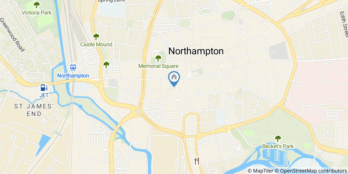 2 Bed Flat, Woolmonger Street, NN1