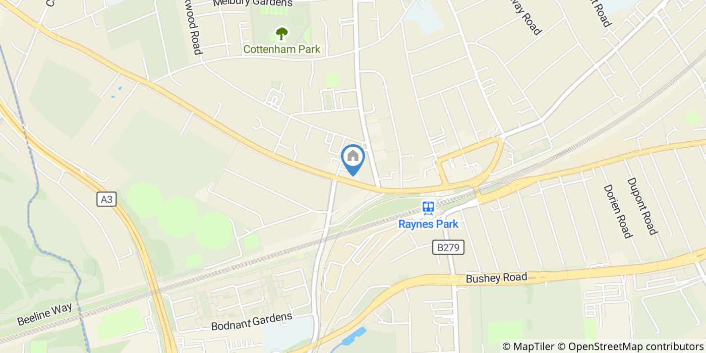2 Bed Flat, Coombe Lane, SW20