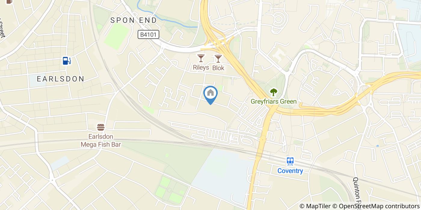 Studio Flat, Westminster Road, CV1