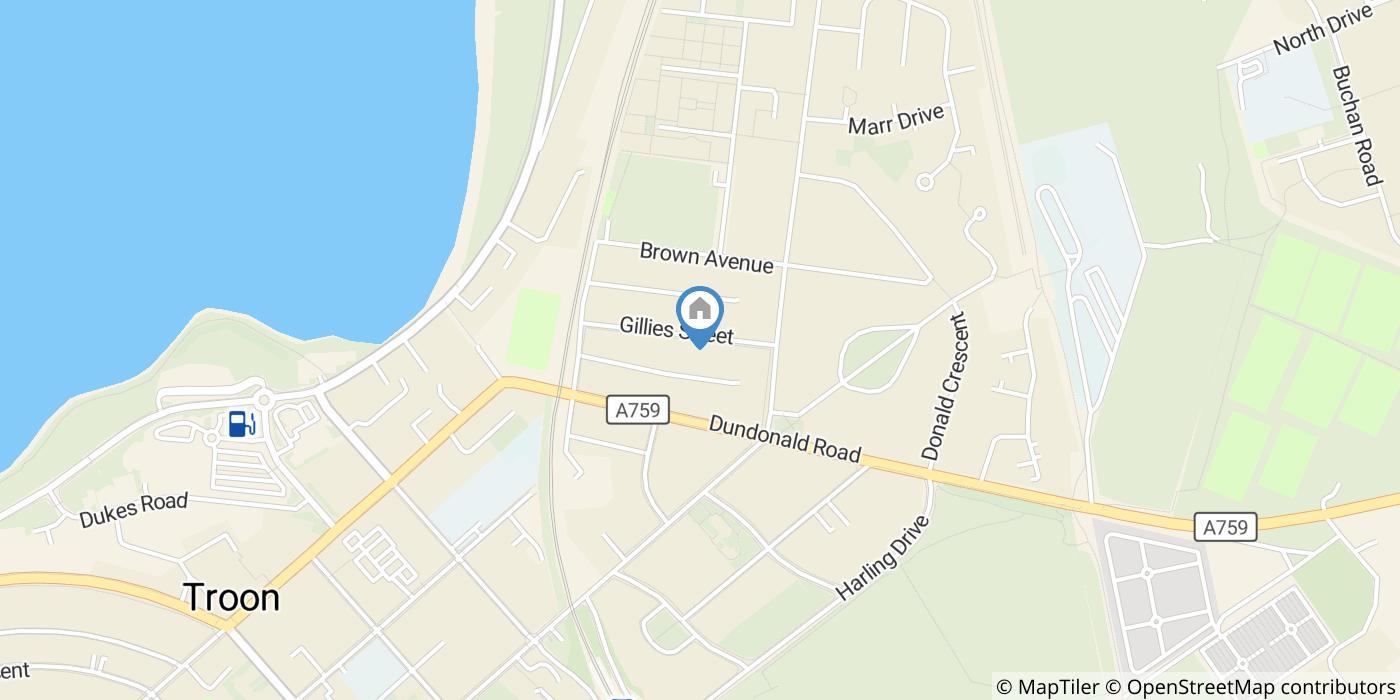 1 Bed Flat, Gillies St, KA10