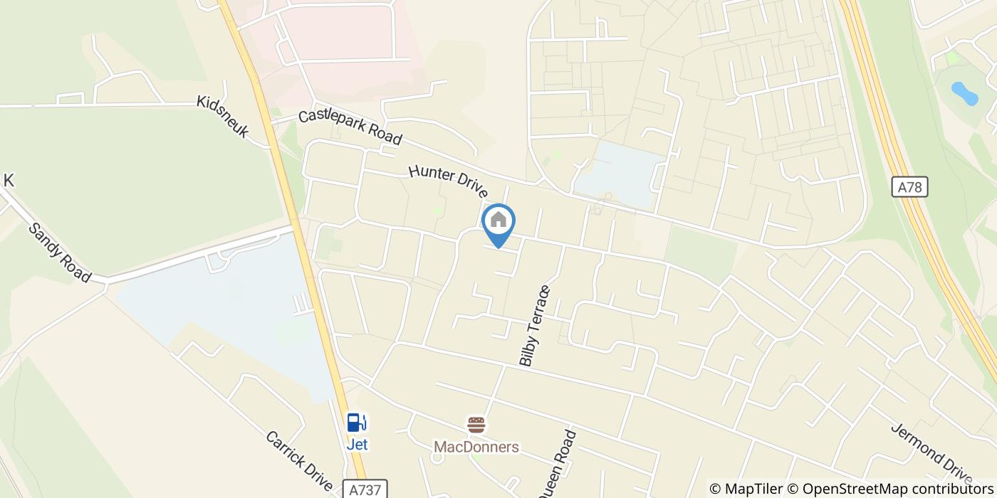 2 Bed Terraced House, Doura Place, KA12