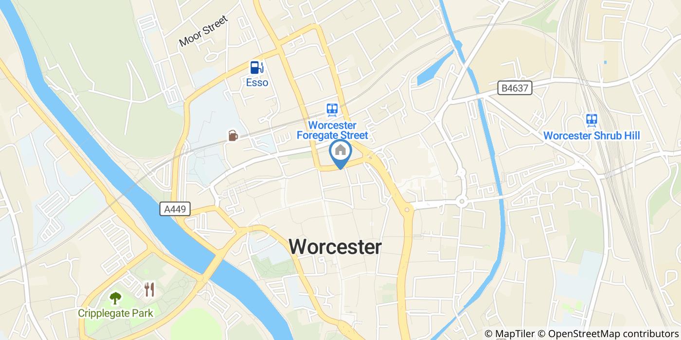 Studio Flat, St. Nicholas Street, WR1