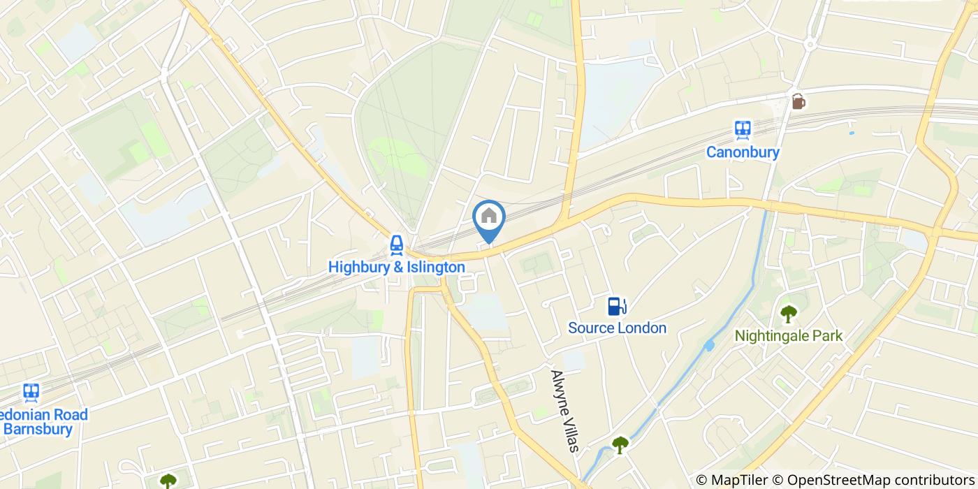 Studio Flat, St. Pauls Road, N1