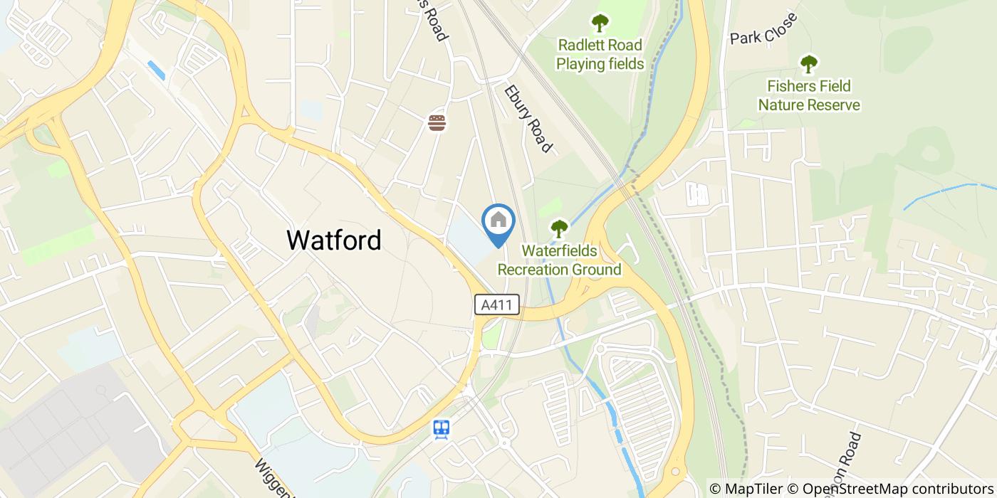 Studio Flat, Stanley Road, WD17