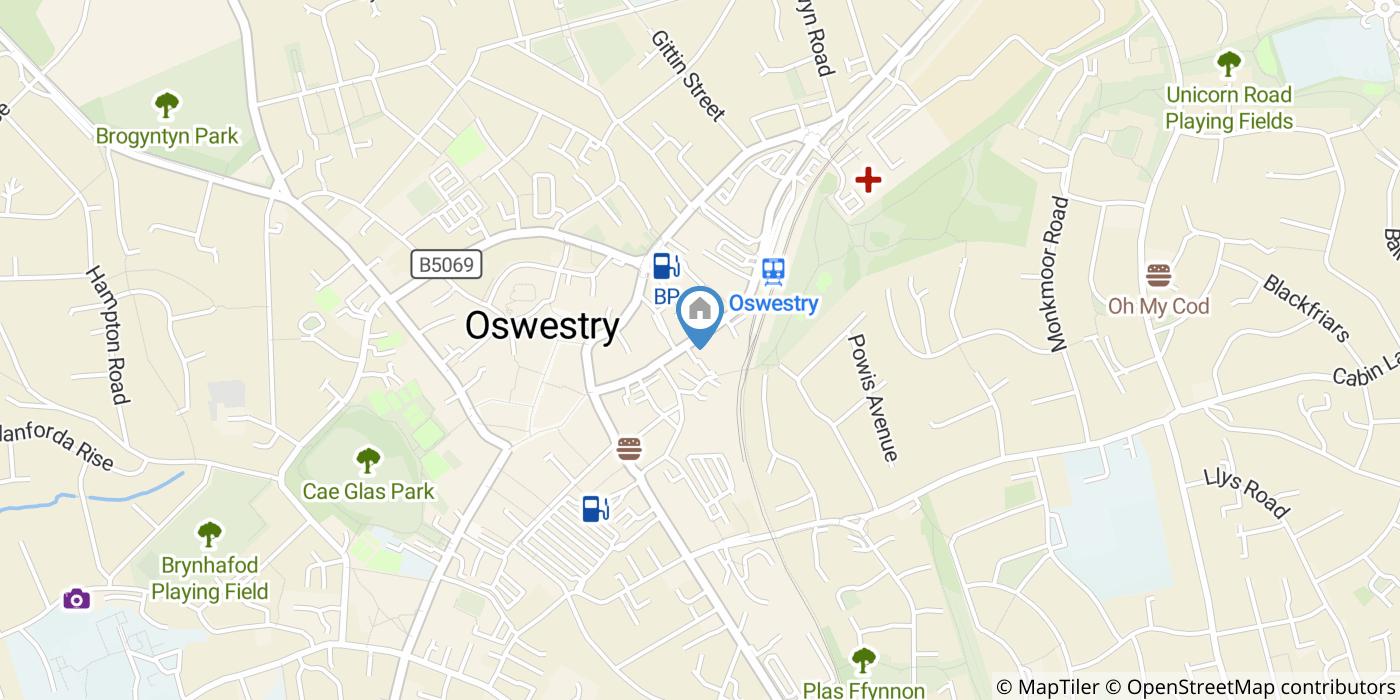 2 Bed Flat, Oswald Road, SY11