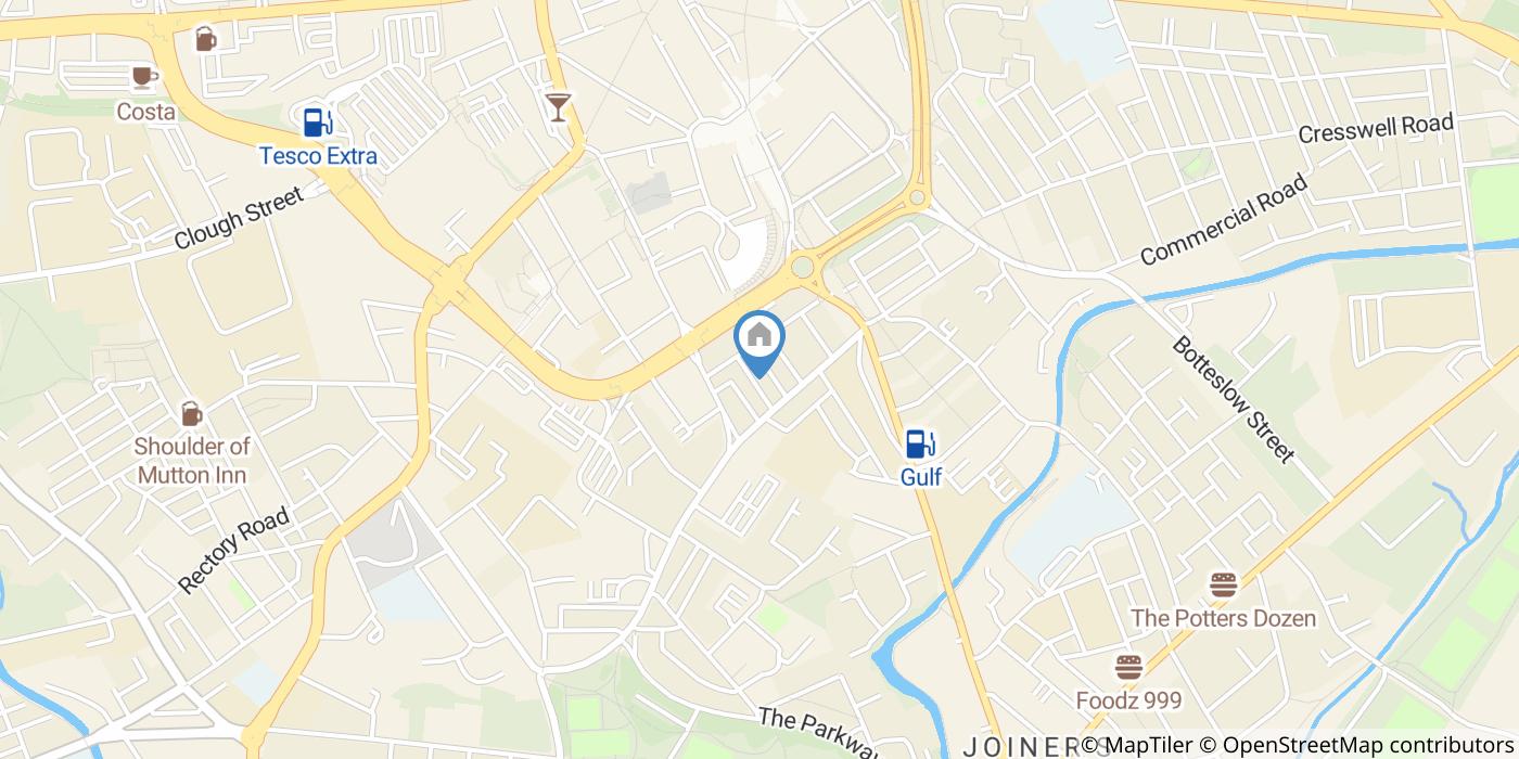 1 Bed Flat, Brunswick Place, ST1
