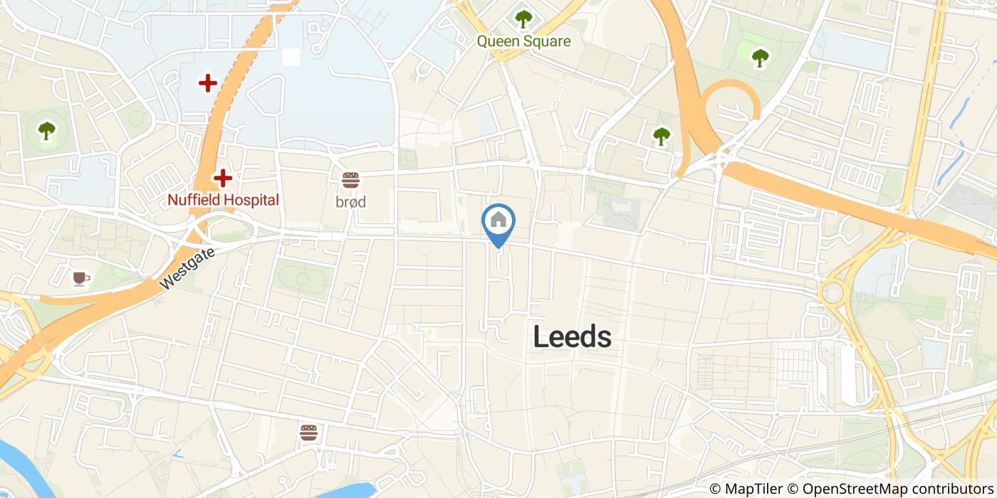 1 Bed Flat, The Headrow, LS1
