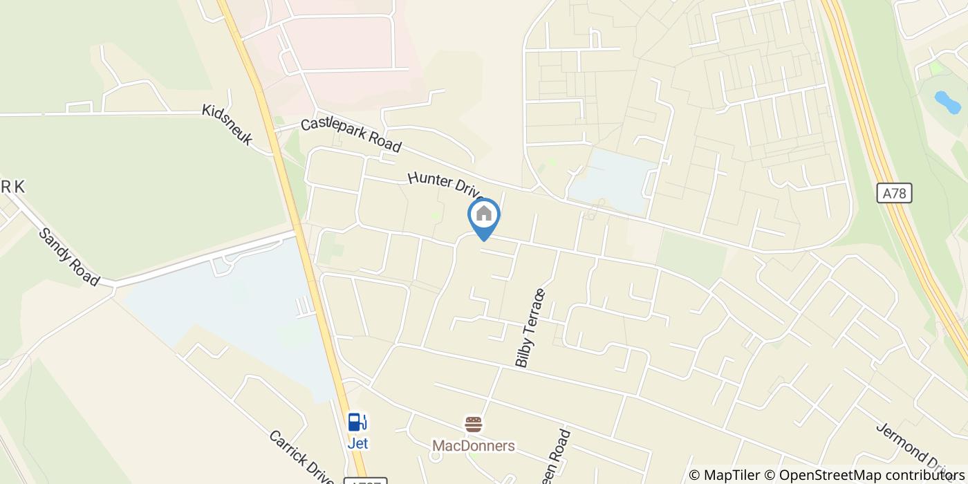 2 Bed Flat, Dickson Drive, KA12