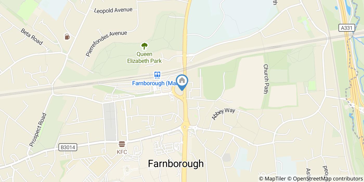 2 Bed Flat, Farnborough Road, GU14