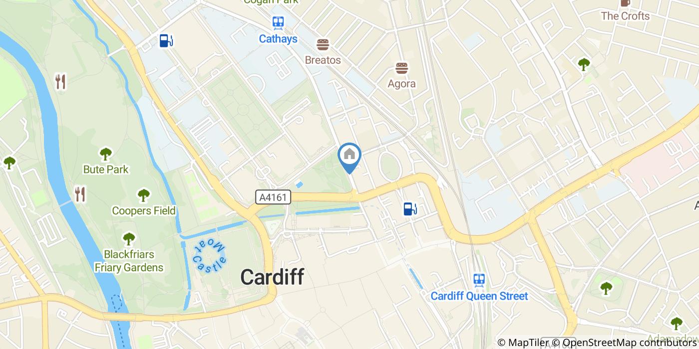 2 Bed Flat, Museum View, CF10