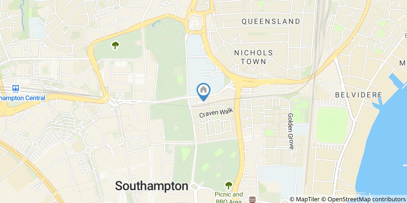 Southampton - 1 Bed Flat, Park View, SO14 - To Rent Now for £900.00 p/m