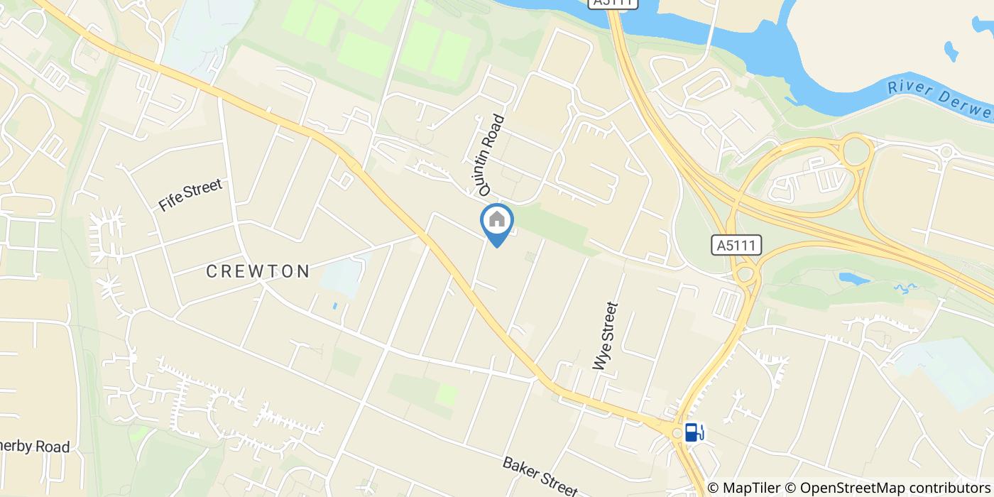 2 Bed Flat, Curzon Lane, DE24