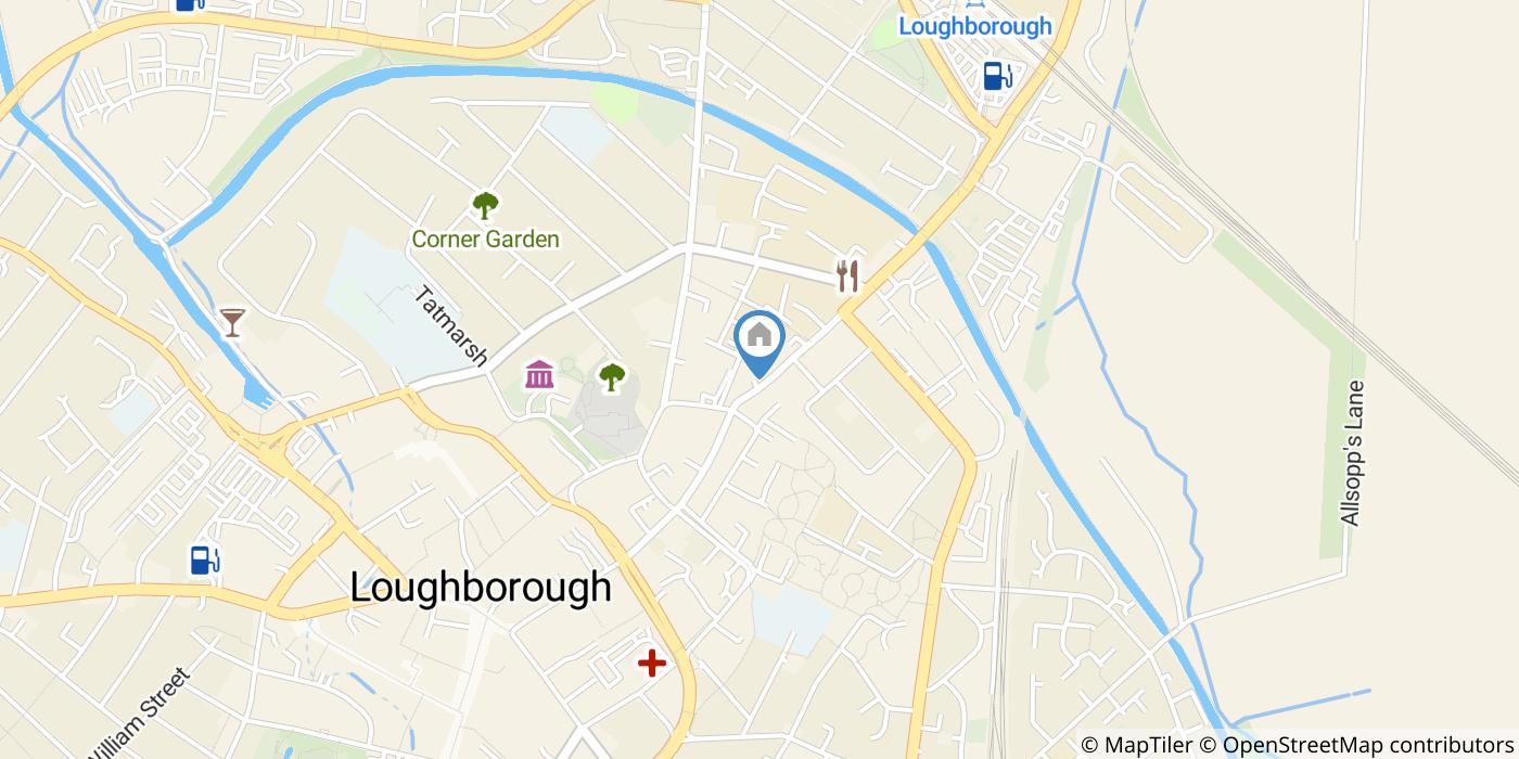 1 Bed Flat, Nottingham Road, LE11