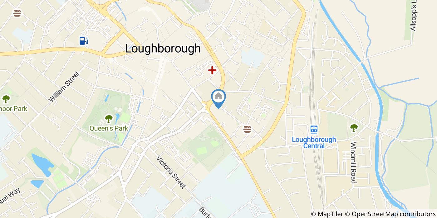 Studio Flat, Moira St, LE11