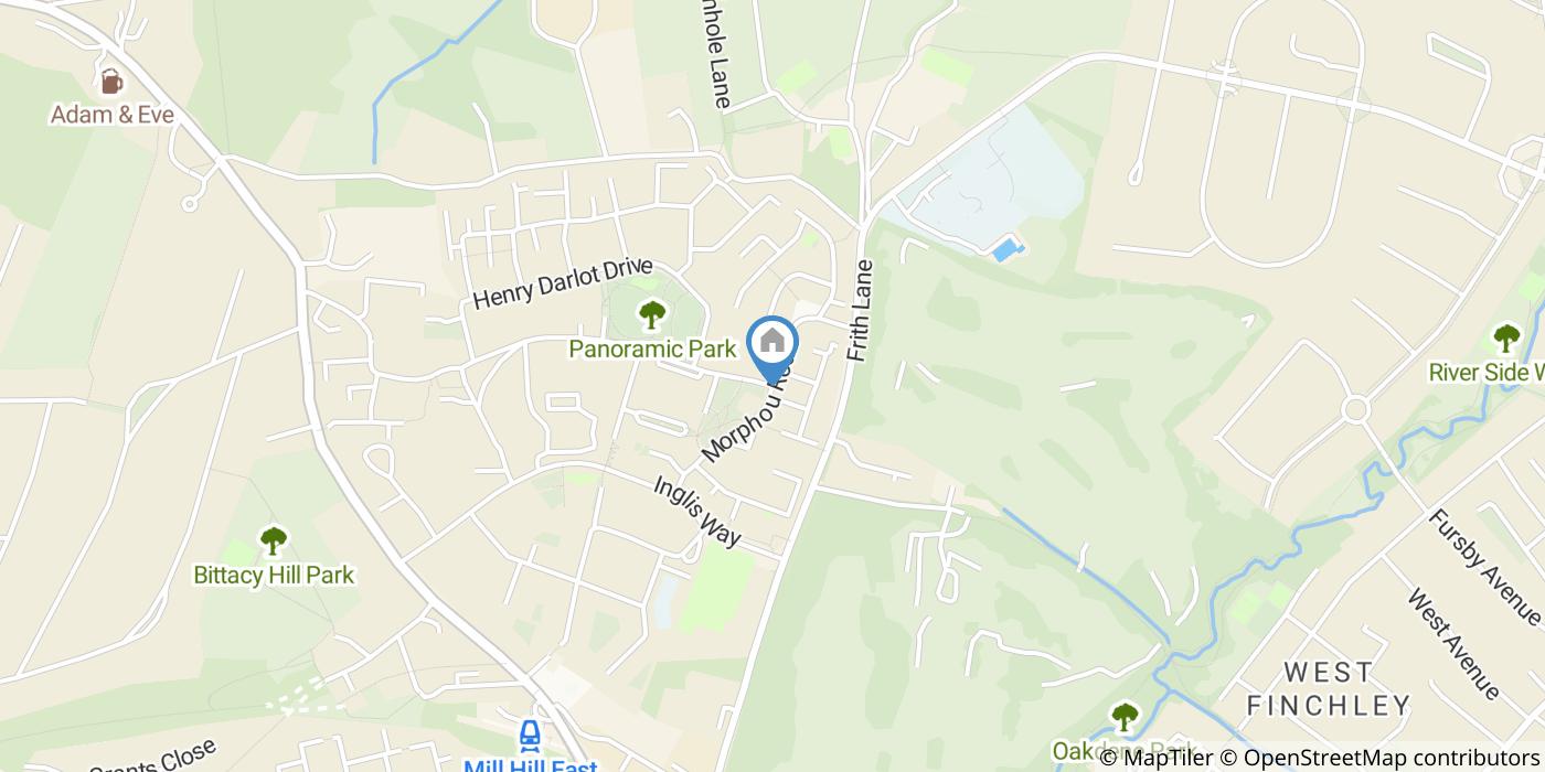London - 1 Bed Terraced House, London, NW7 - To Rent Now for £800.00 p/m