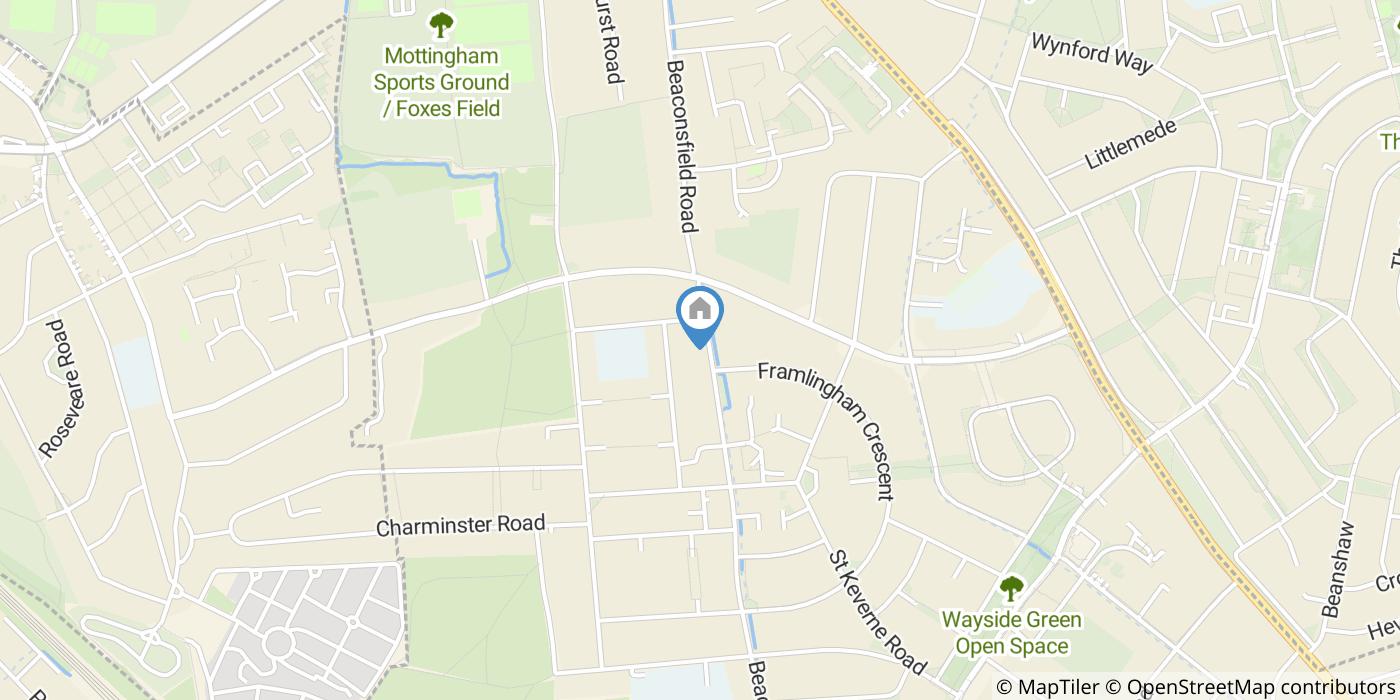 London - 2 Bed Semi-Detached House, Beaconsfield Road, SE9 - To Rent ...