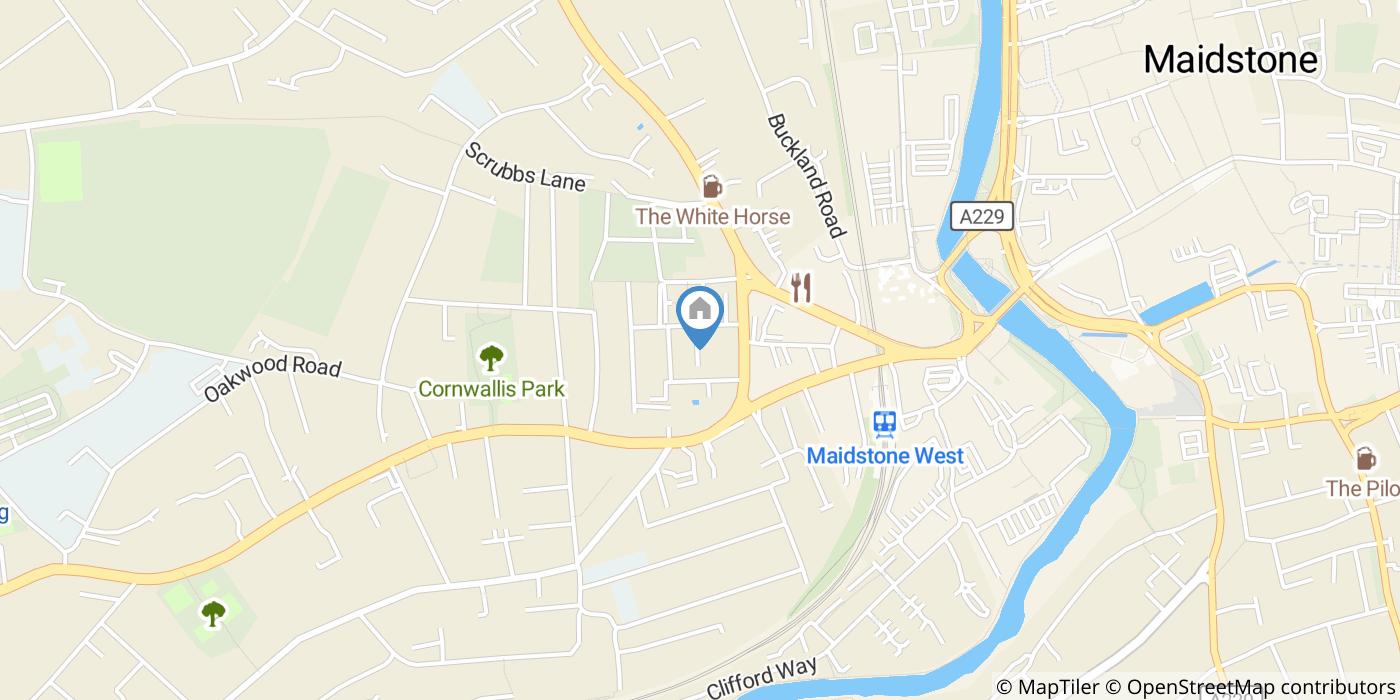 Studio Flat, Victoria Court, ME16